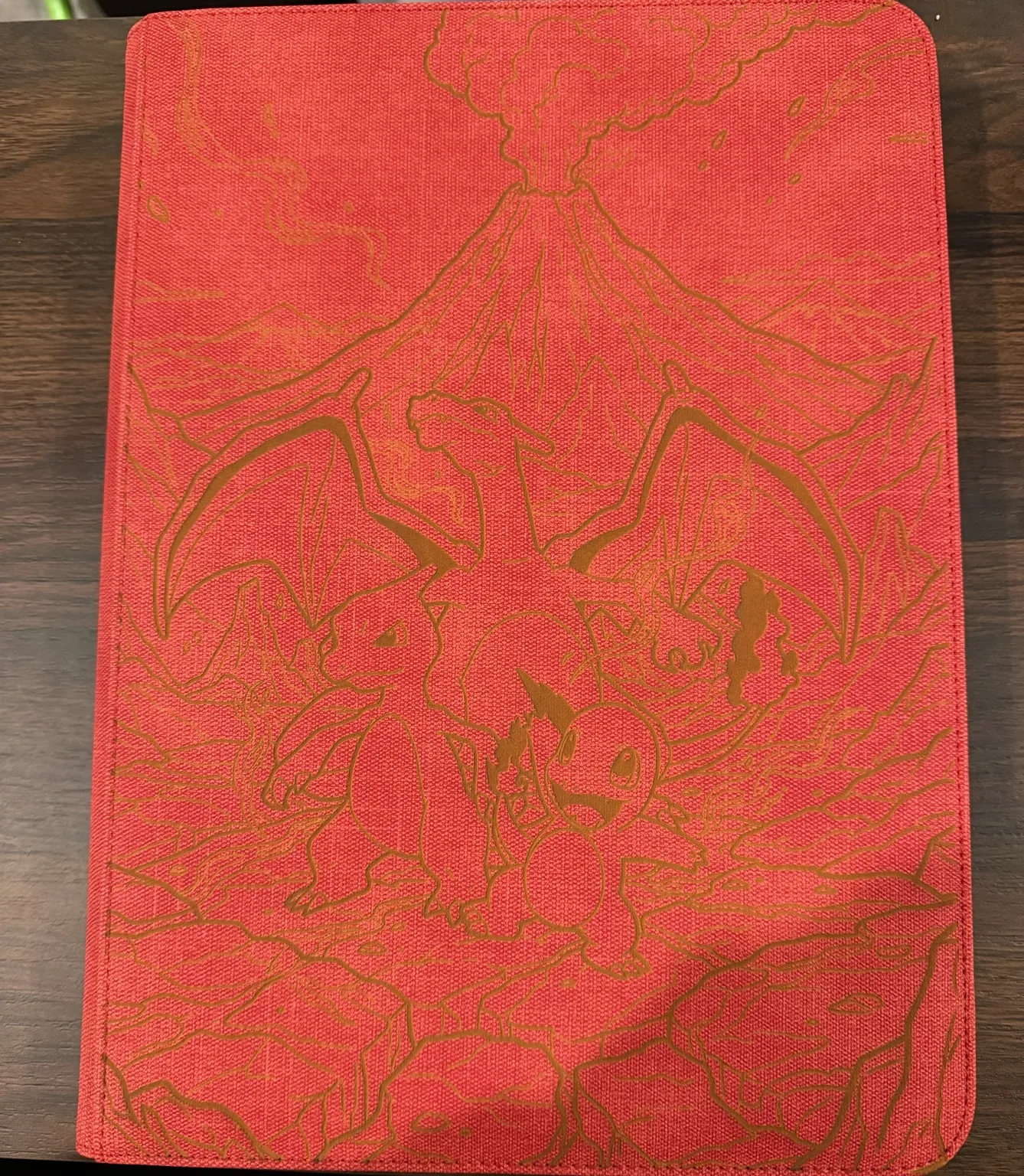 Custom laser engraved binder artwork