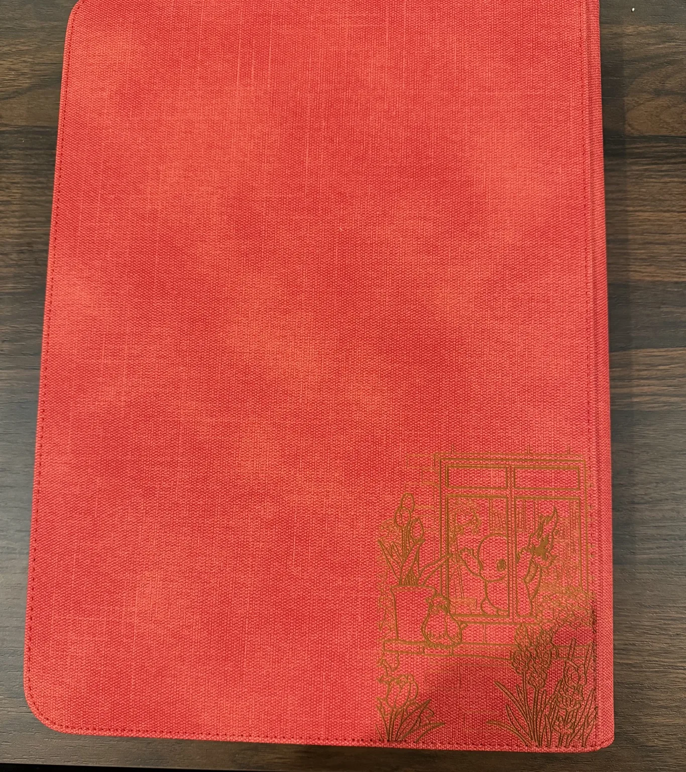 Custom laser engraved binder artwork